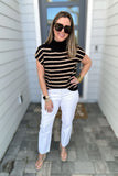 KUT: RACHAELHIGH RISE MOM JEAN Raw Hem - Optic White