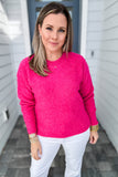 Molly Bracken: Hot Pink Spring Sweater