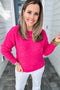 Molly Bracken: Hot Pink Spring Sweater