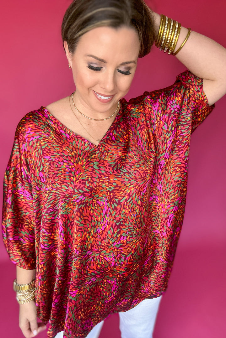 Vivid Motion Printed Tunic