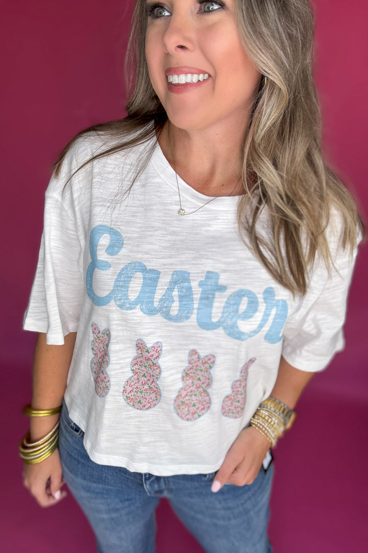 Easter Peeps Cropped Tee