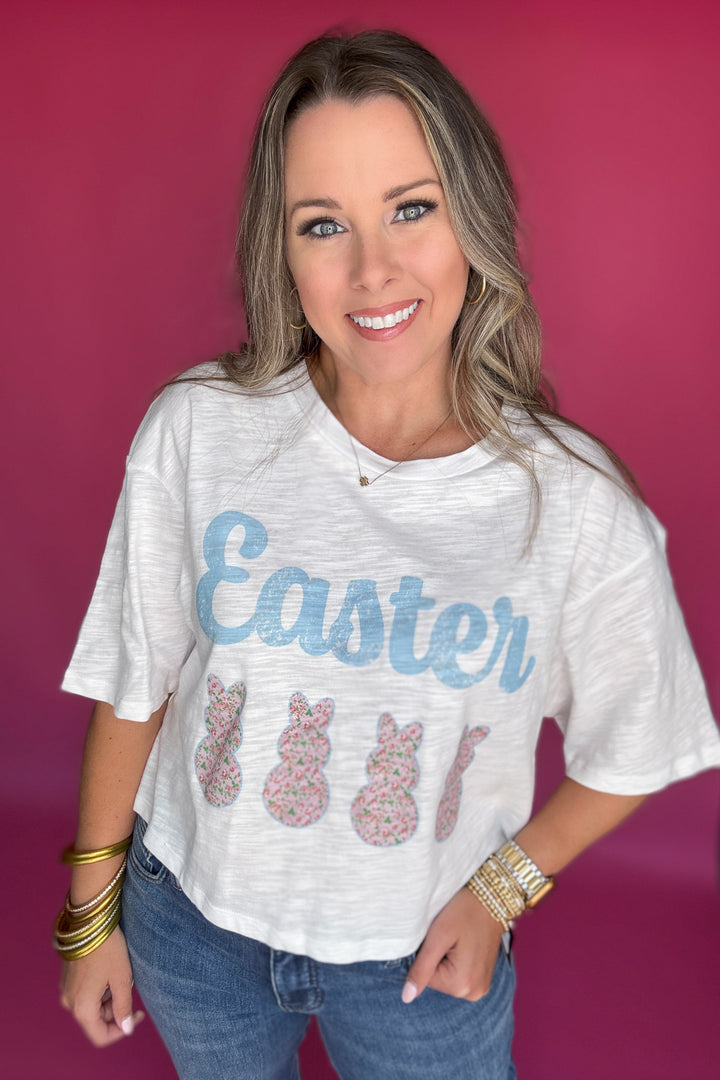 Easter Peeps Cropped Tee