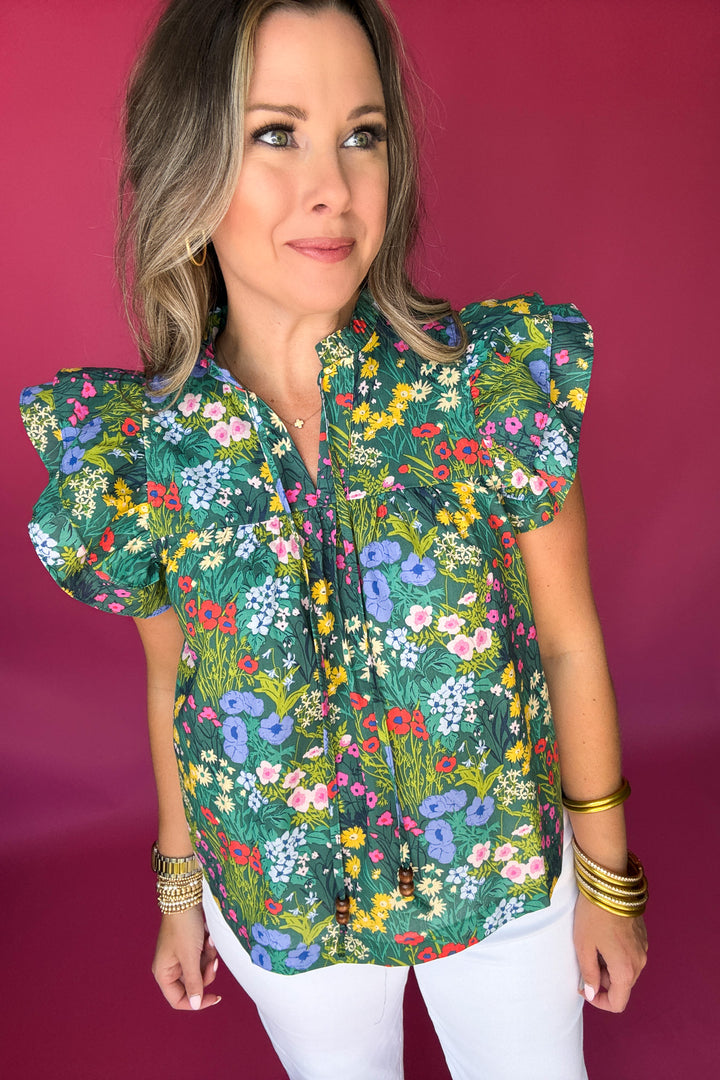 Whispered Romance Floral Top