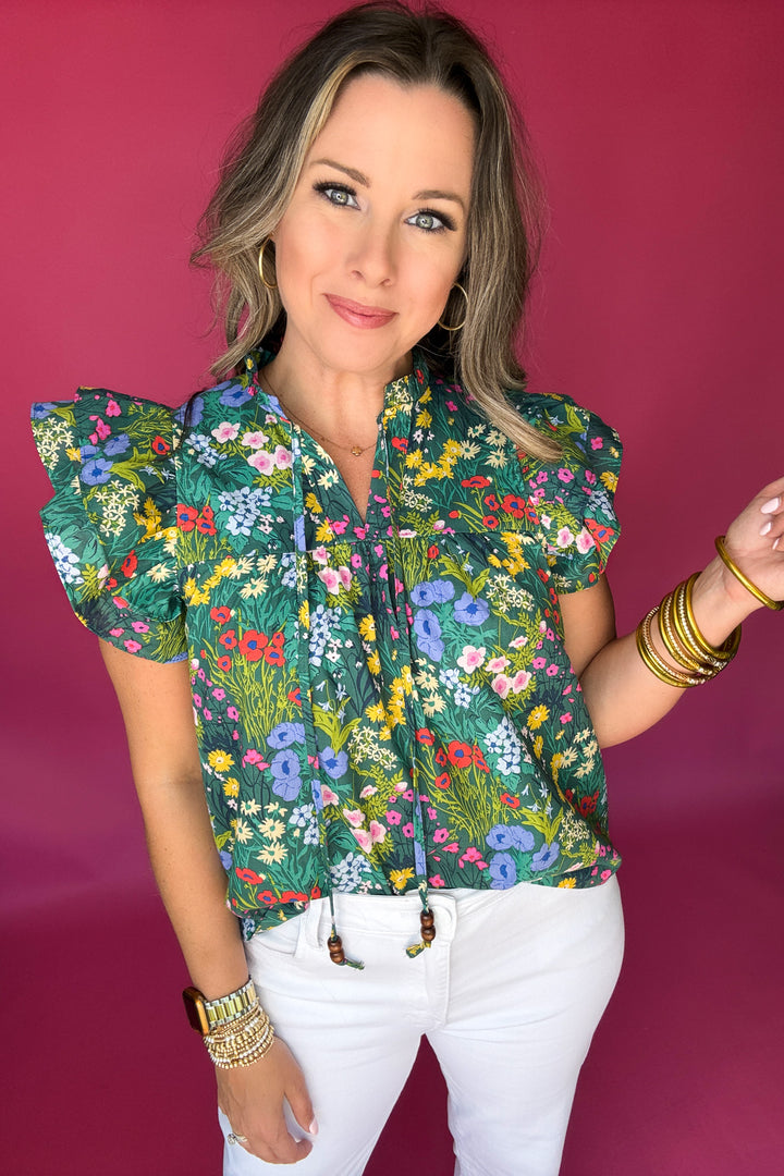 Whispered Romance Floral Top