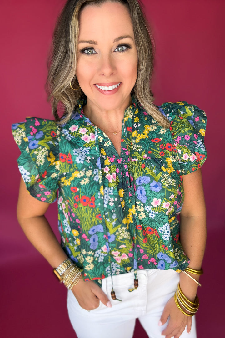 Whispered Romance Floral Top