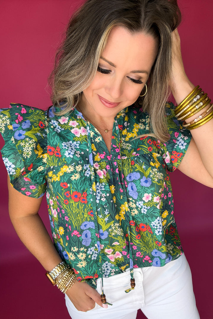 Whispered Romance Floral Top