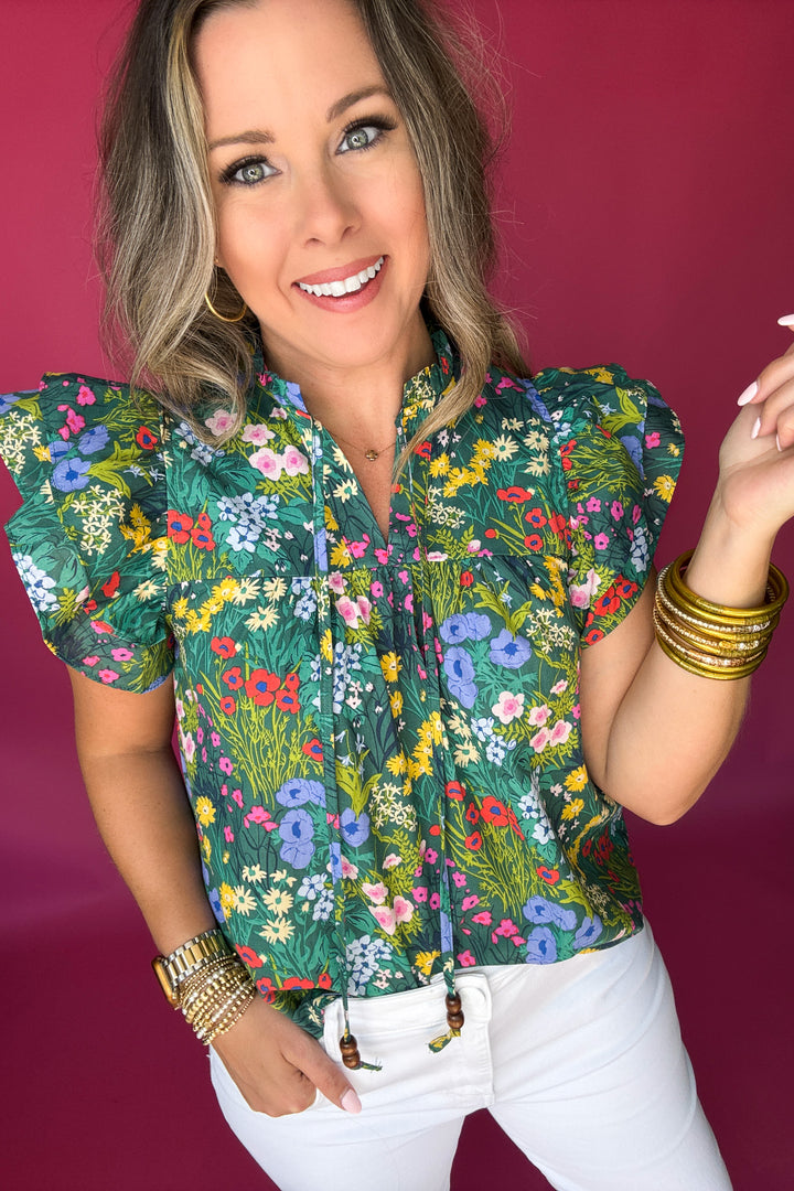 Whispered Romance Floral Top