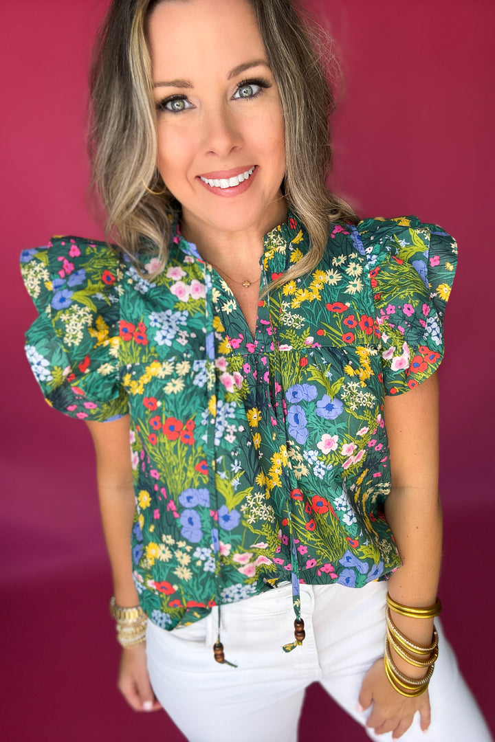 Whispered Romance Floral Top
