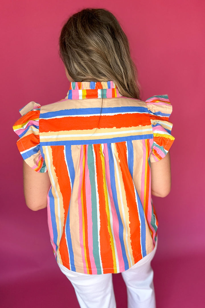 Radiant Glow Ruffle Blouse