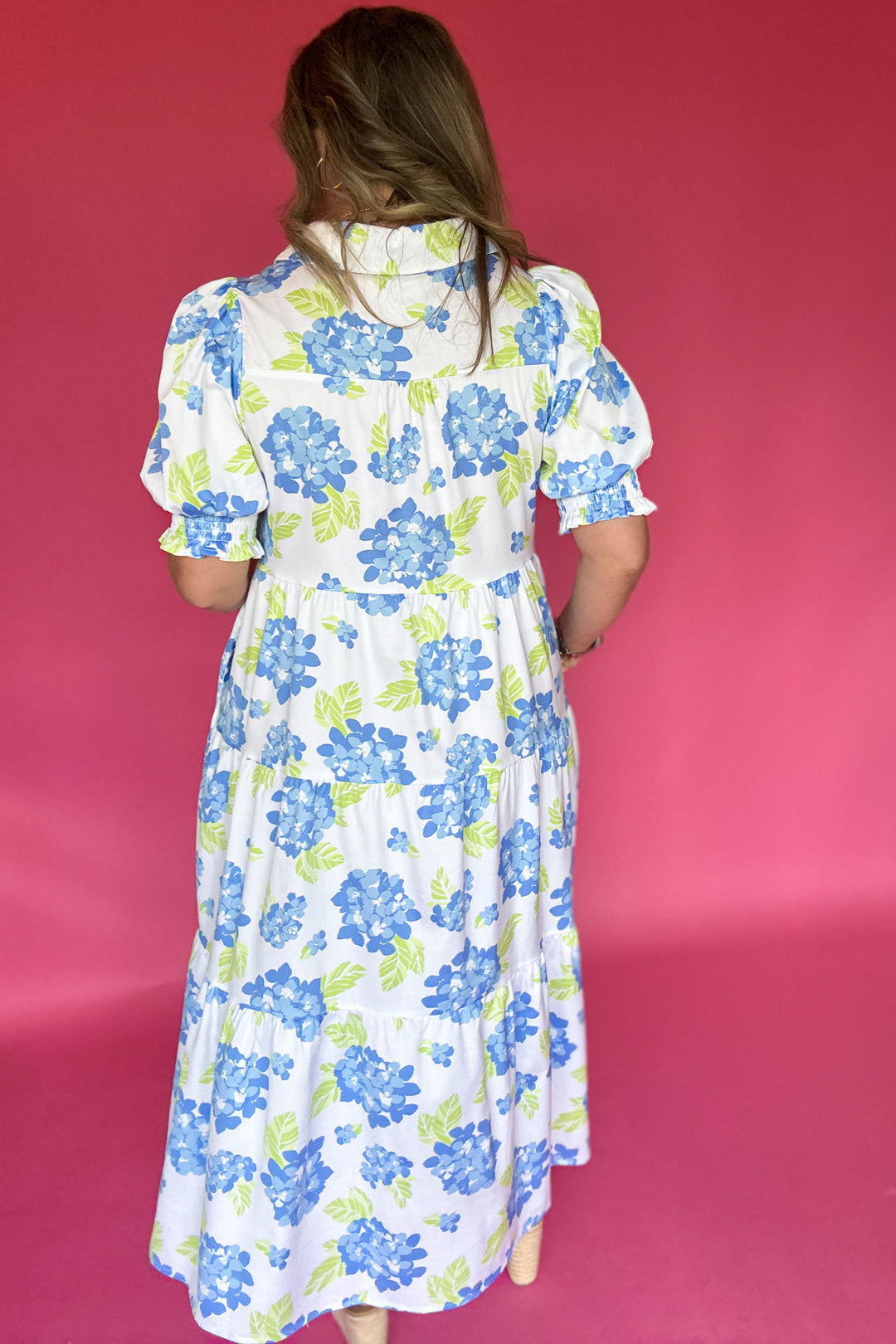 Mary Square: Molly Dress - Lovely Day Blue
