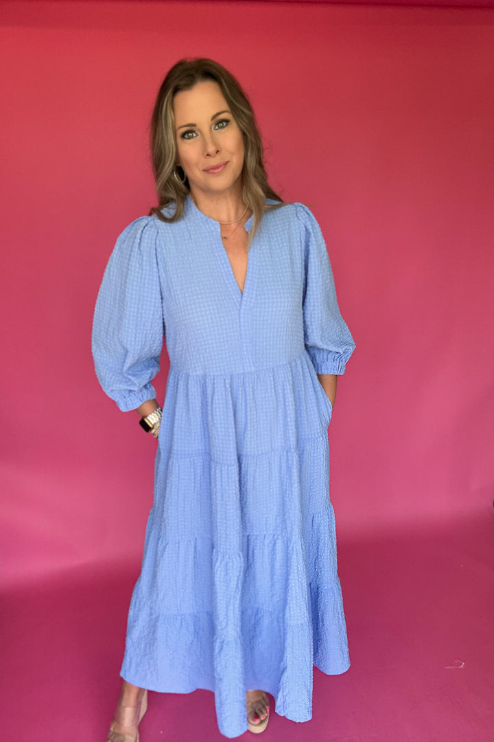 Mary Square: Cameron Dress - Blue