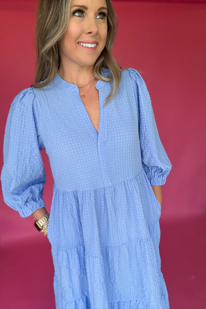 Mary Square: Cameron Dress - Blue