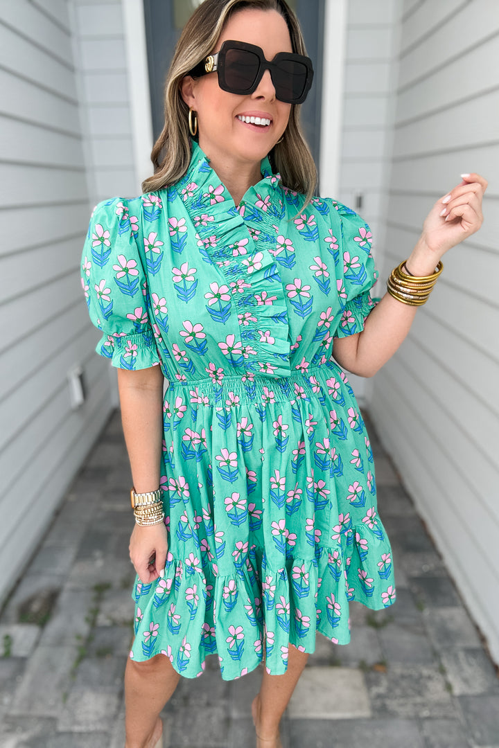 Next To It Floral Ruffle Dress