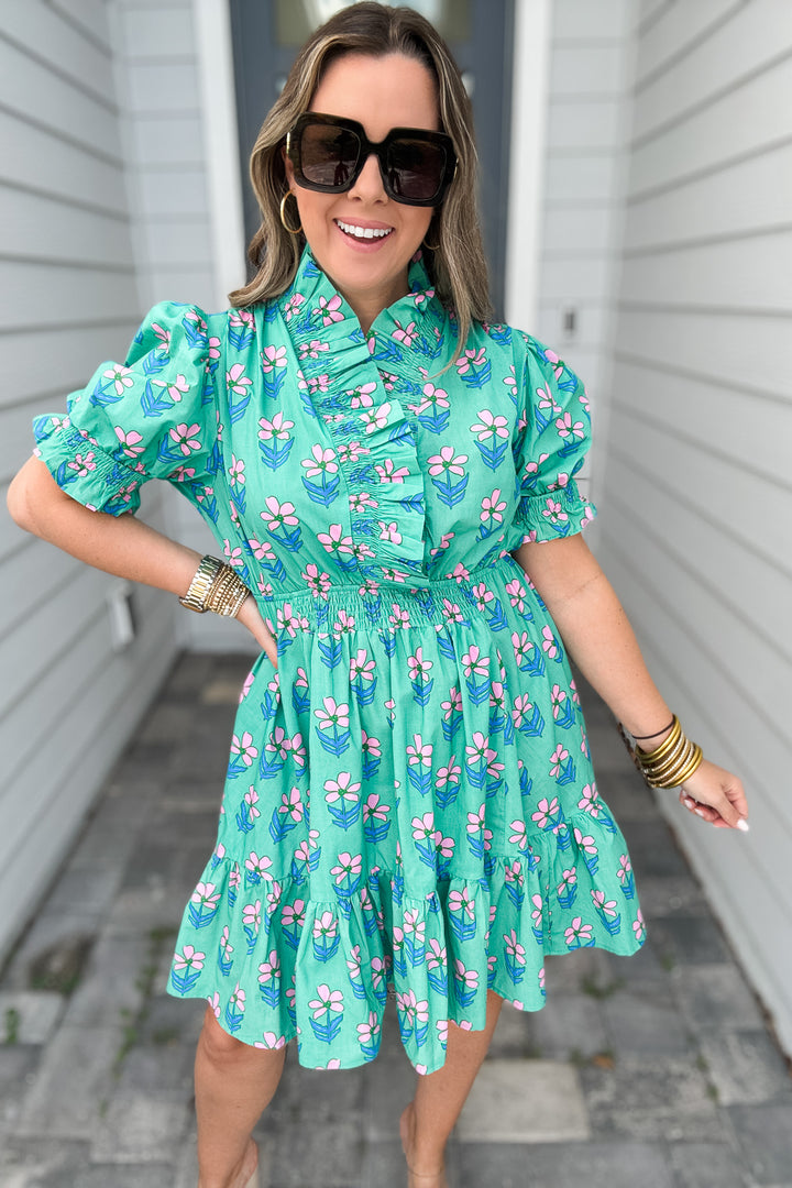 Next To It Floral Ruffle Dress