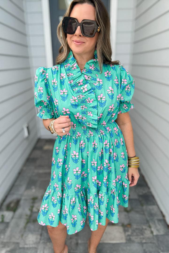 Next To It Floral Ruffle Dress