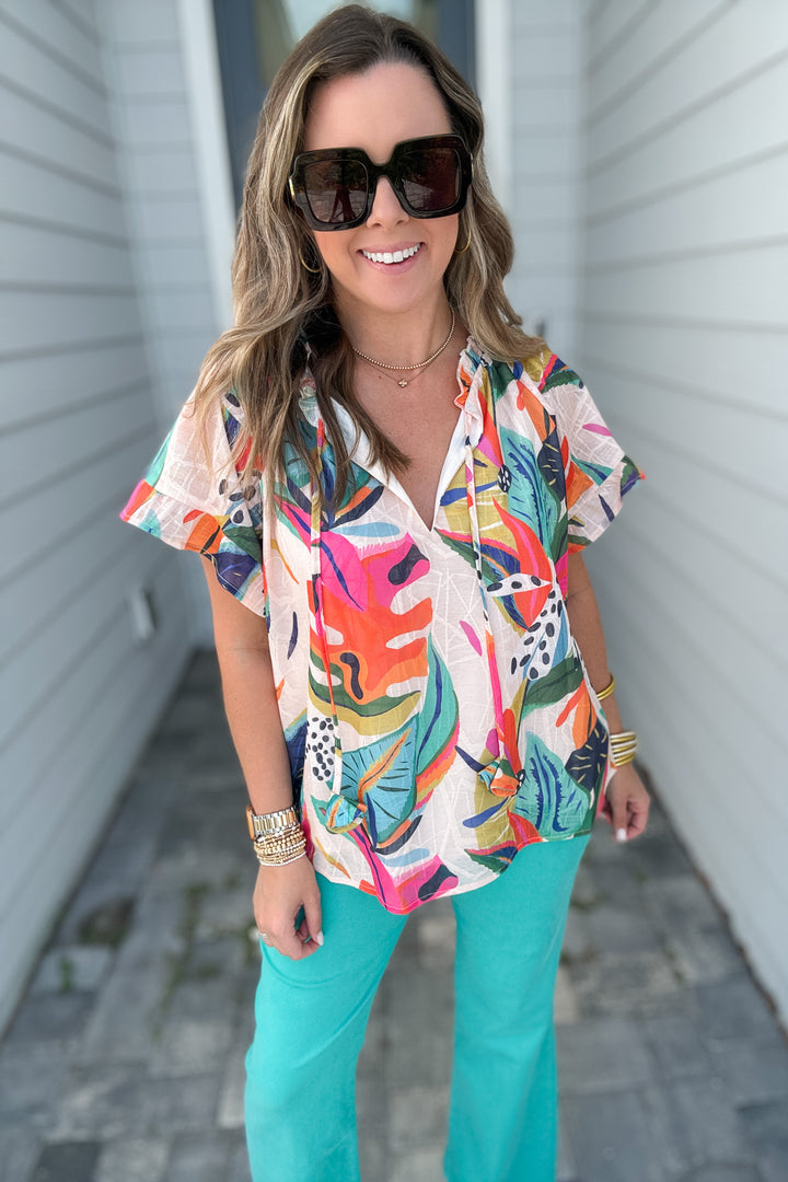 Tropics Await Blouse