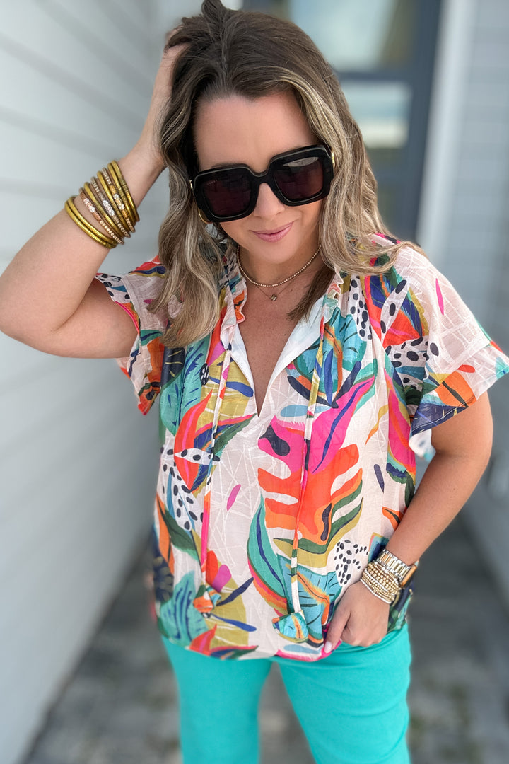 Tropics Await Blouse