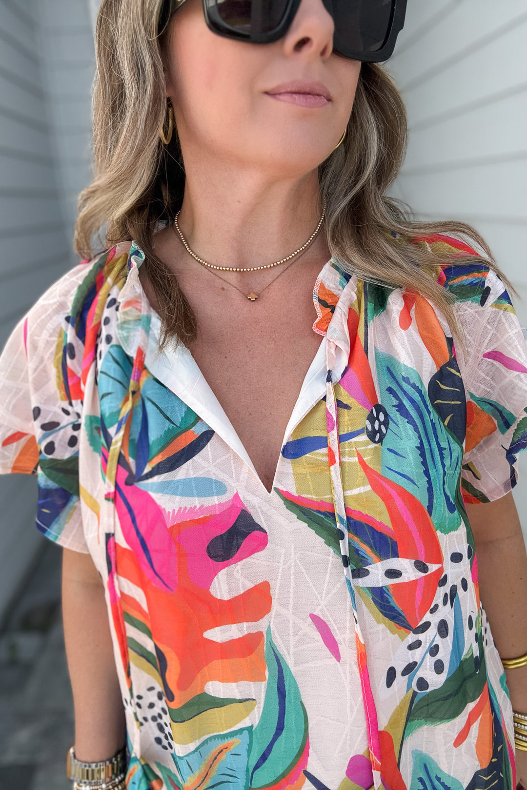 Tropics Await Blouse