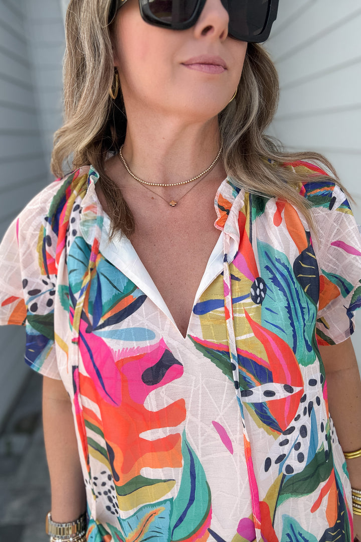 Tropics Await Blouse