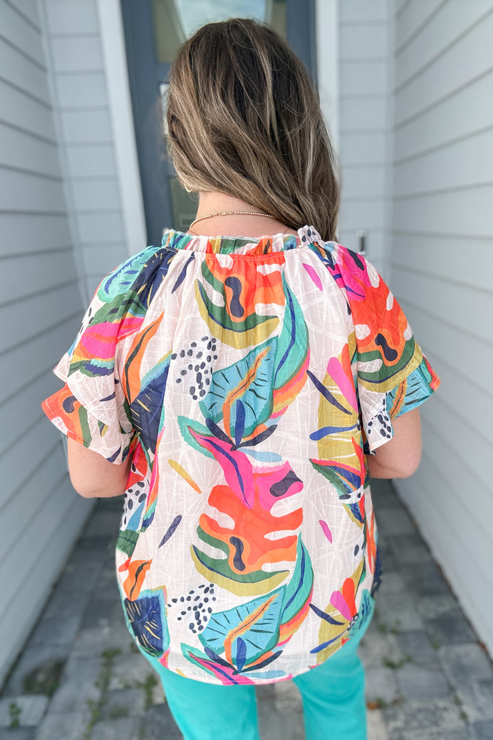 Tropics Await Blouse
