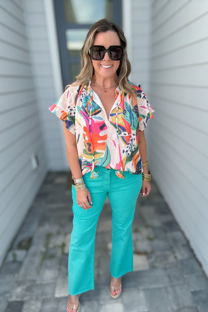 KUT: Kelsey High Rise - TURQUOISE