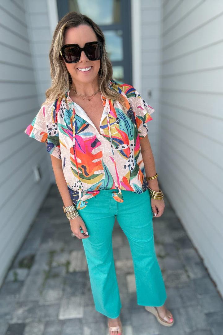 KUT: Kelsey High Rise - TURQUOISE