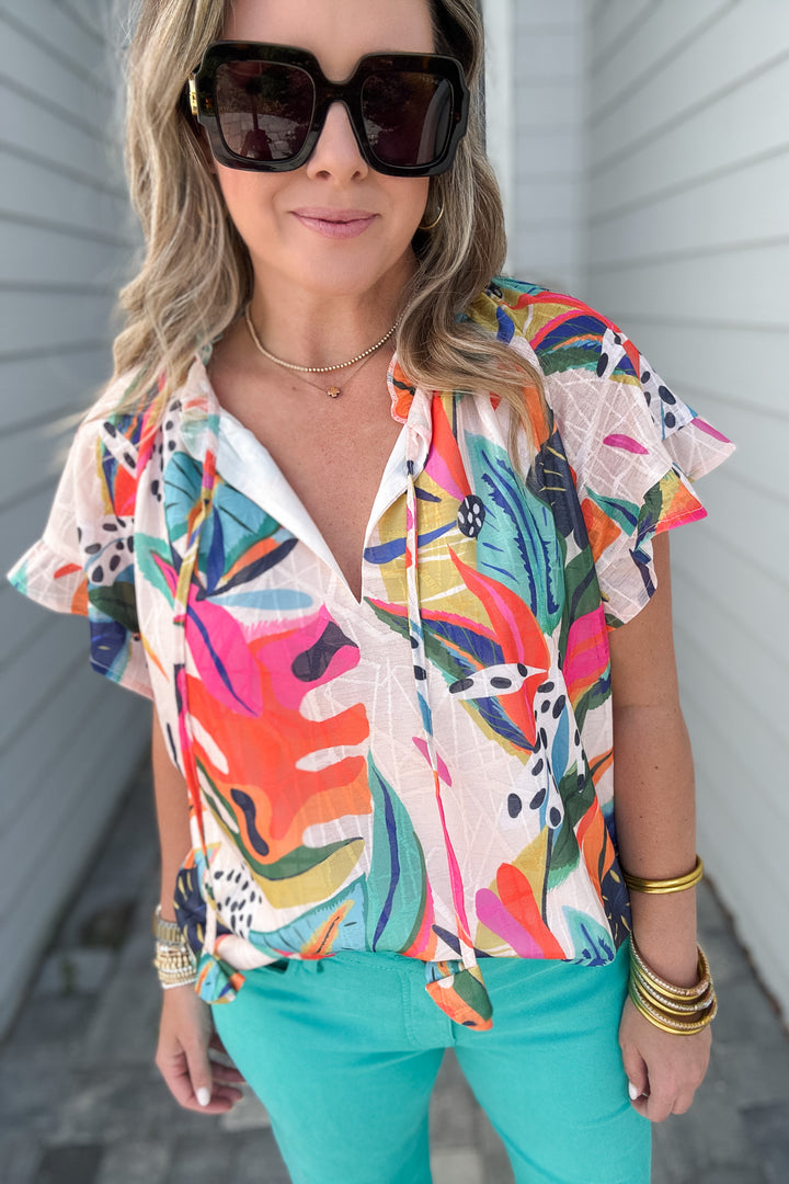 Tropics Await Blouse