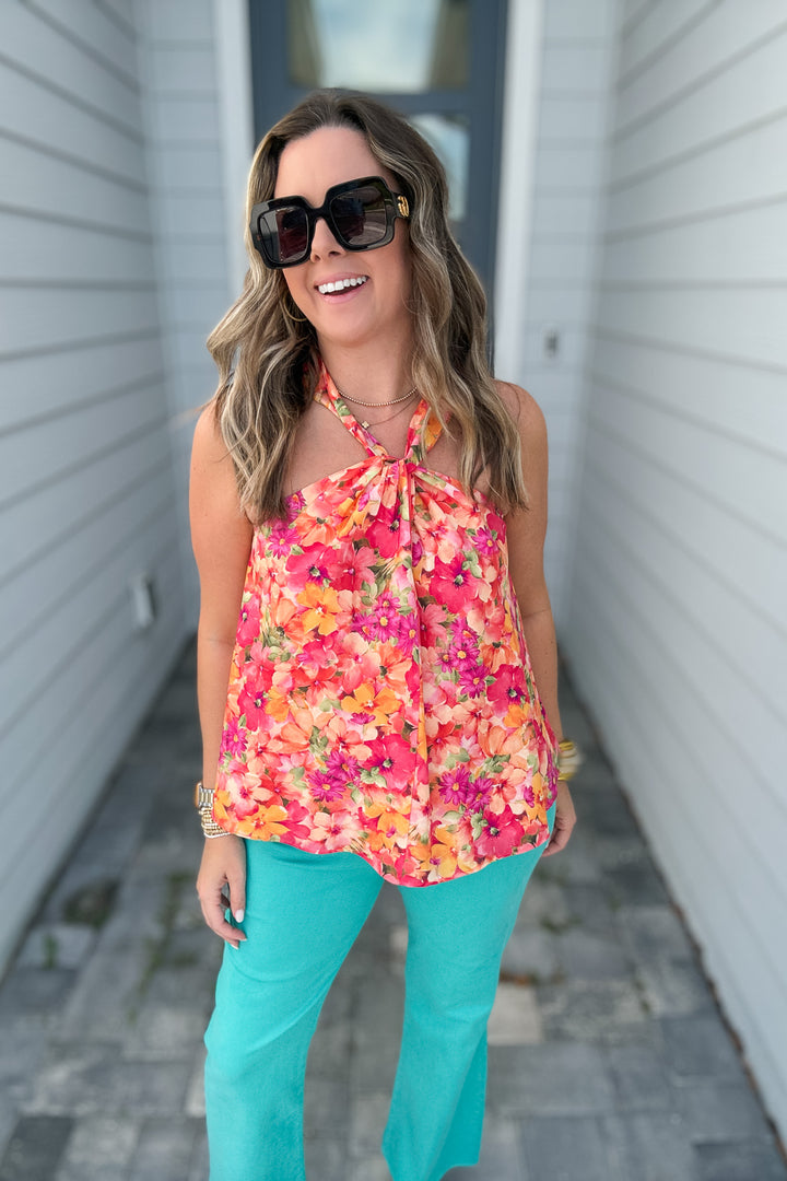 Tropic Halter Tank - Coral