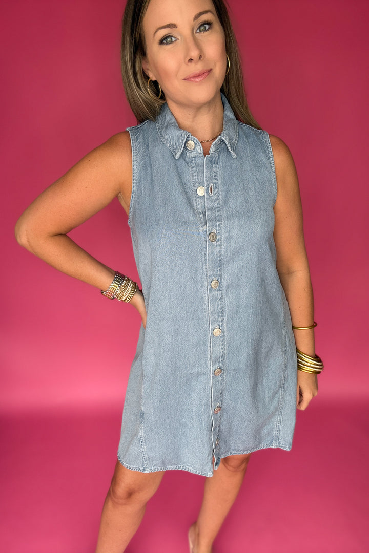Z Supply: New Light Denim Mini Dress