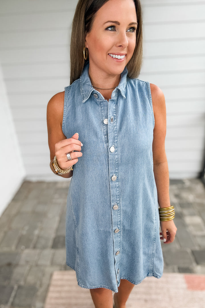 Z Supply: New Light Denim Mini Dress