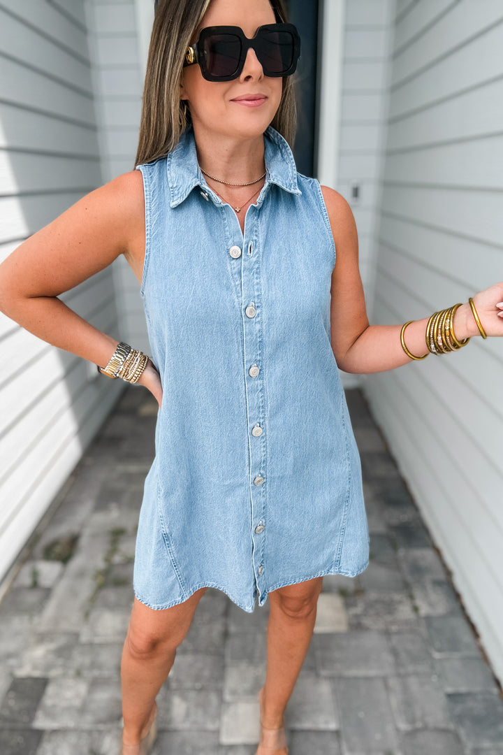 Z Supply: New Light Denim Mini Dress