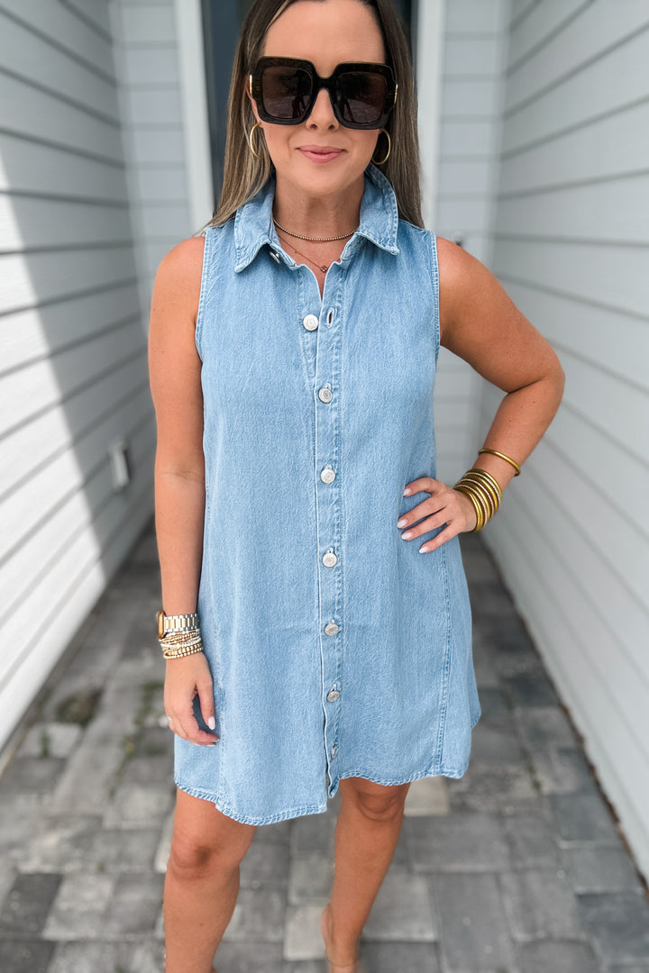 Z Supply: New Light Denim Mini Dress