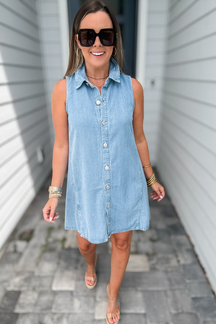 Z Supply: New Light Denim Mini Dress