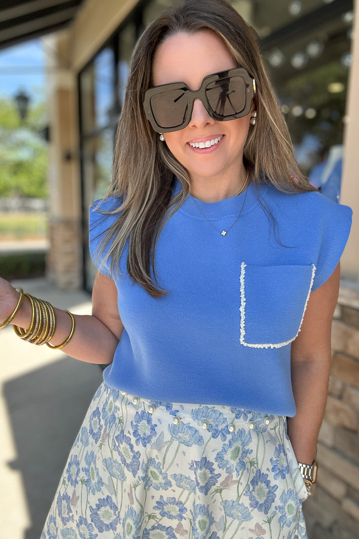 All Eyes On Me Floral Pearl Skirt