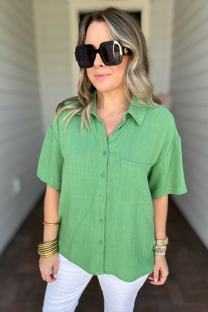 Z Supply: Tinsley Linen Button Up - Lawn