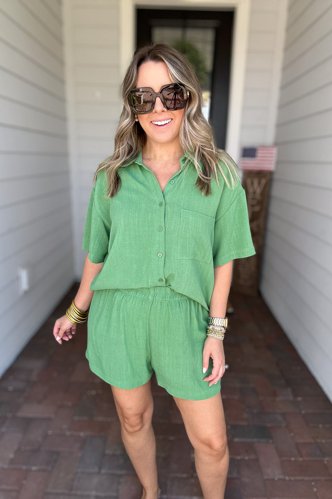 Z Supply: Tinsley Linen Button Up - Lawn
