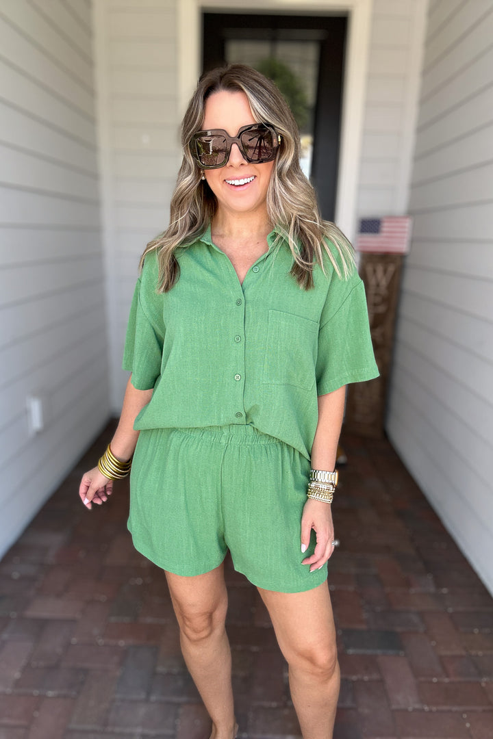Z Supply: Tinsley Linen Button Up - Lawn