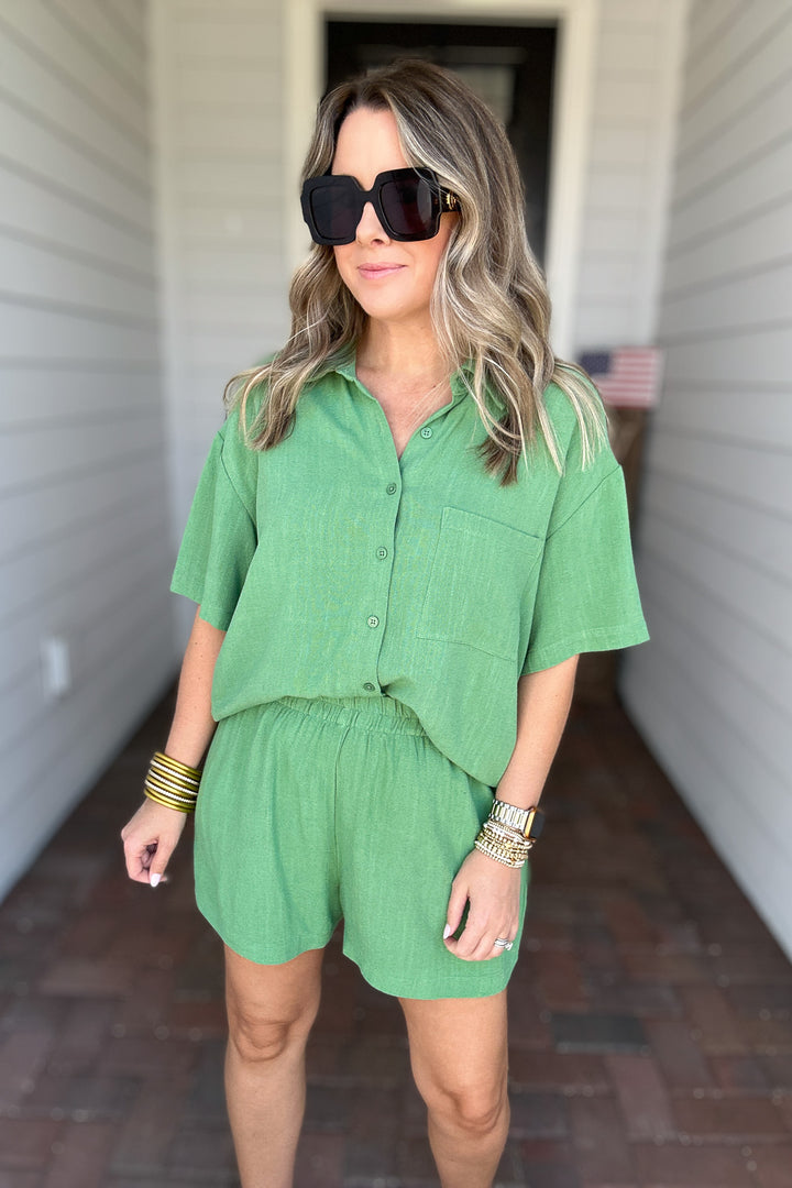 Z Supply: Tinsley Linen Button Up - Lawn
