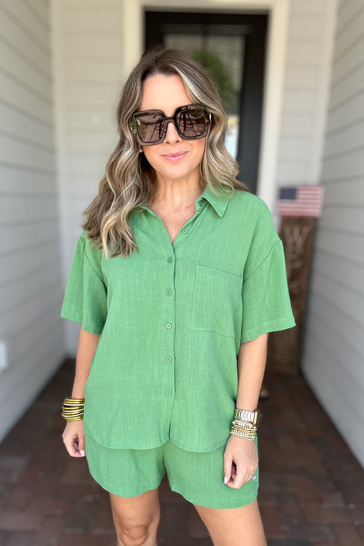 Z Supply: Tinsley Linen Button Up - Lawn