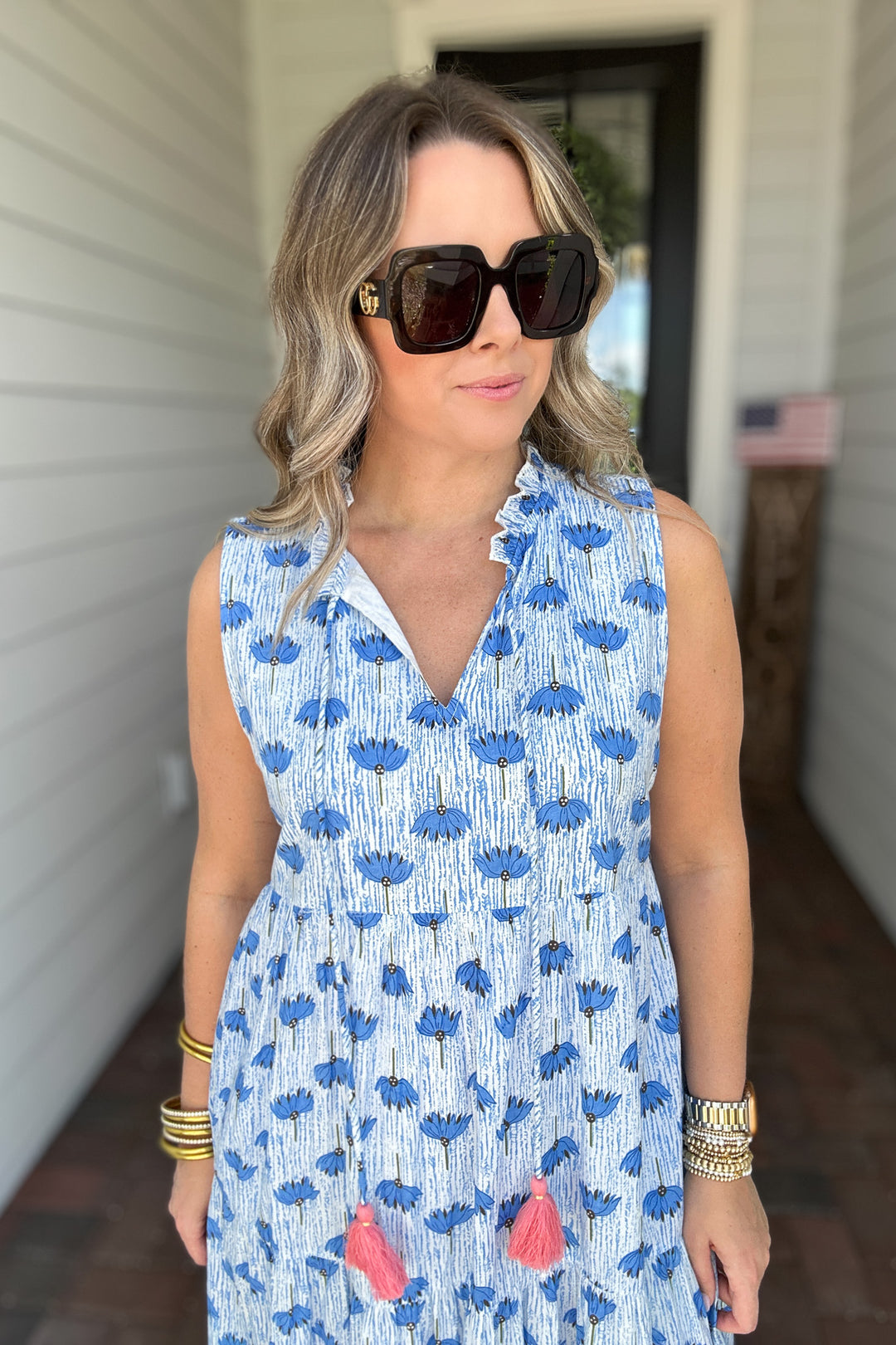 THML: Wishing By The Sea Midi Dress