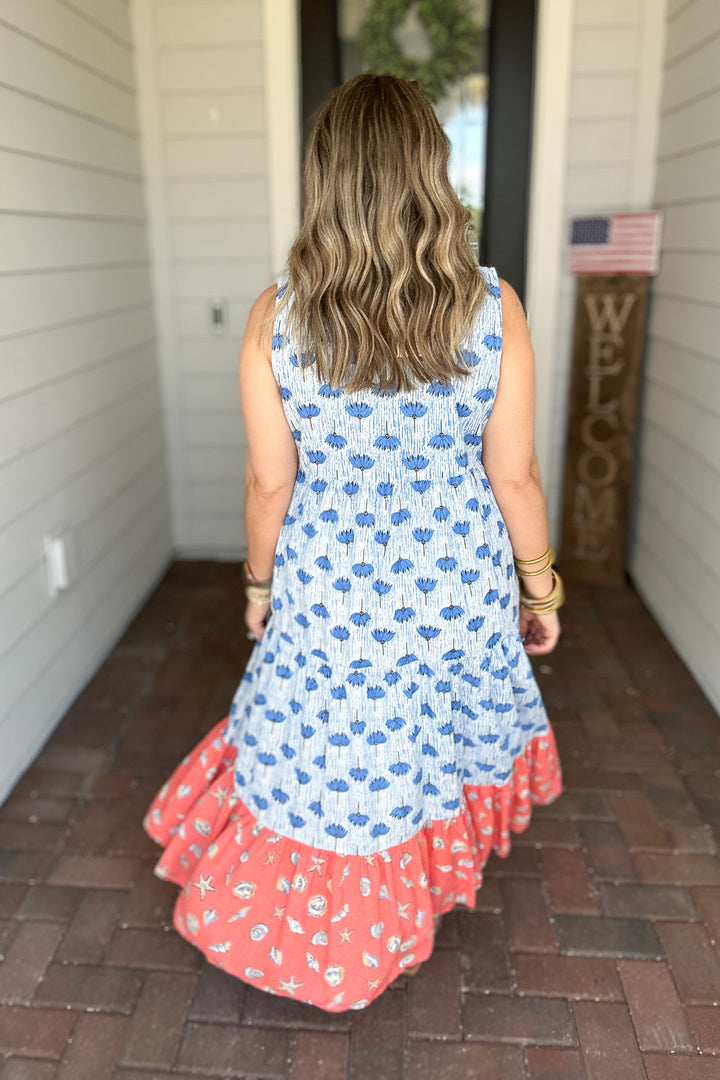 THML: Wishing By The Sea Midi Dress