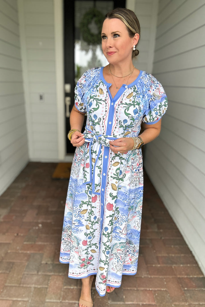 Smith & Quinn: The Grenadine Dress - Sea Mural