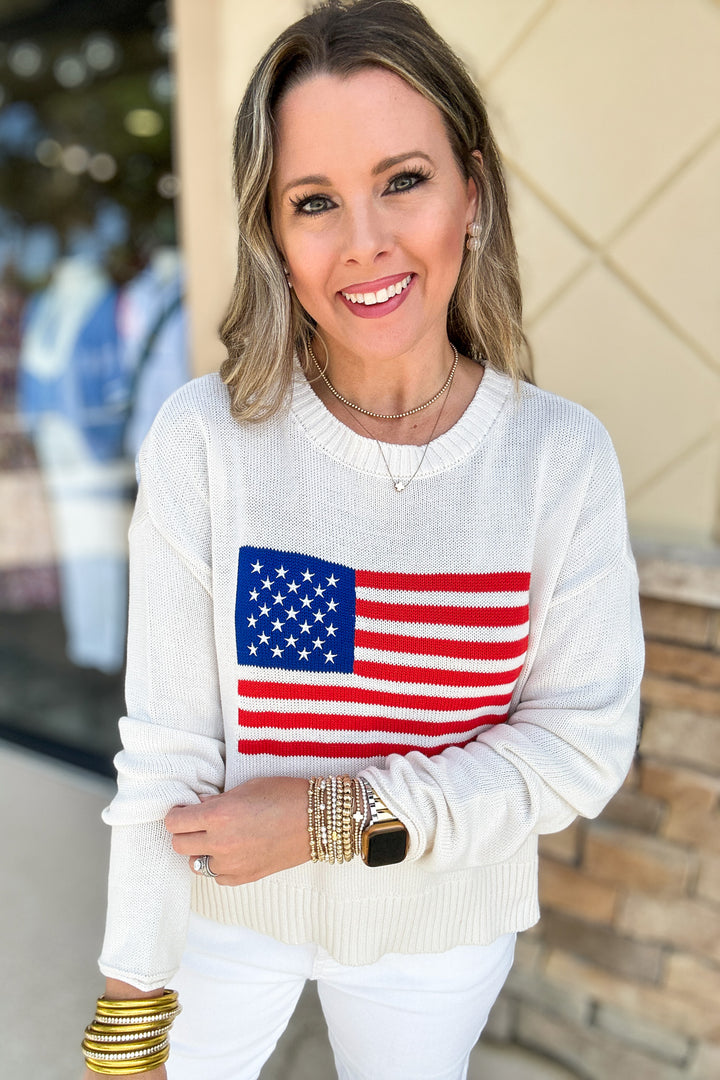 Z Supply: Sienna Flag Sweater - Sea Salt