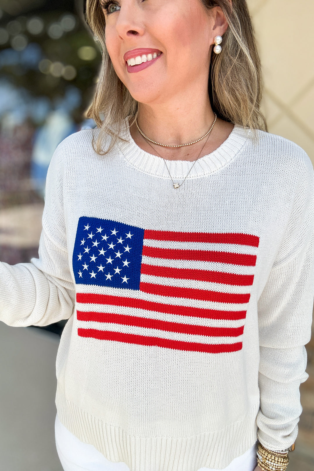 Z Supply: Sienna Flag Sweater - Sea Salt