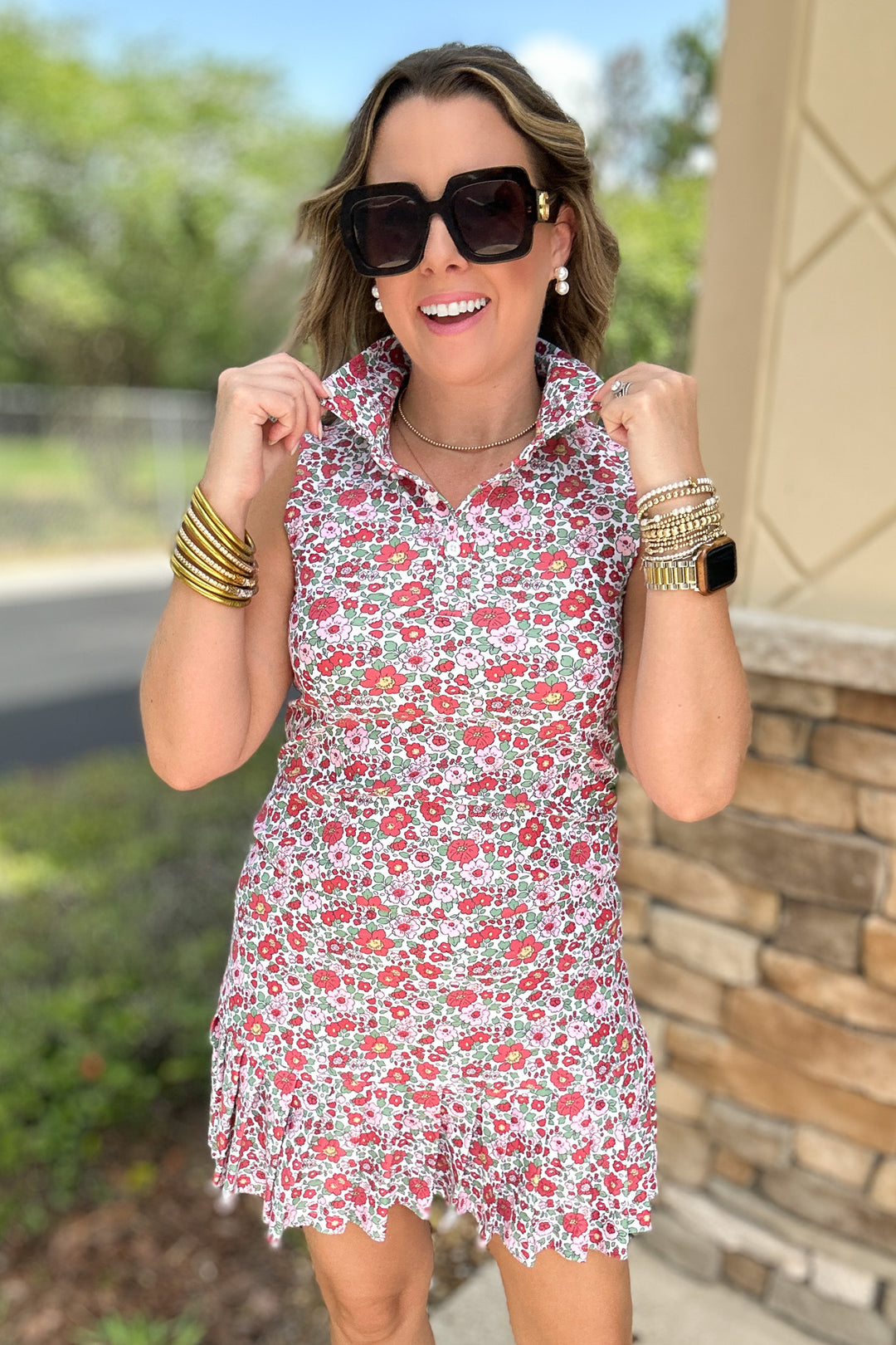 Smith & Quinn: The Alice Polo - Cherry Veranda