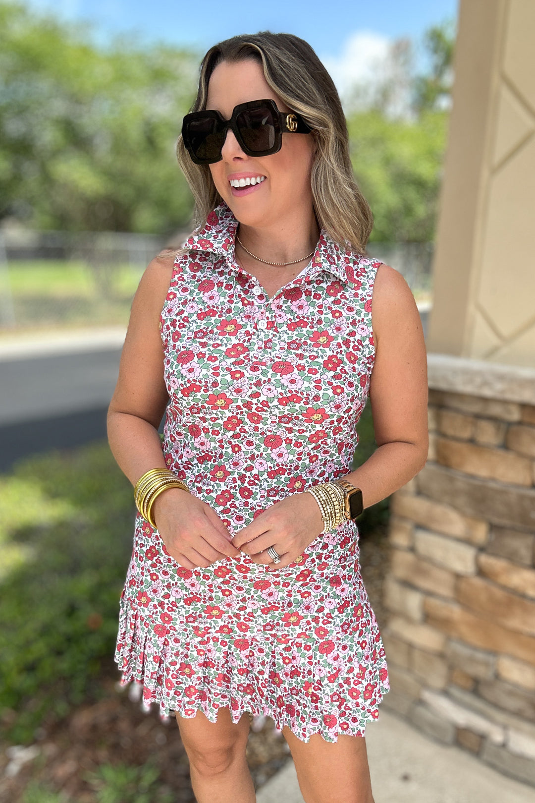 Smith & Quinn: The Alice Polo - Cherry Veranda