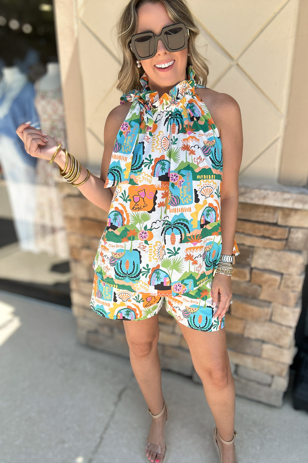 Adrienne: Bridget Tie Top - Ciao Bella