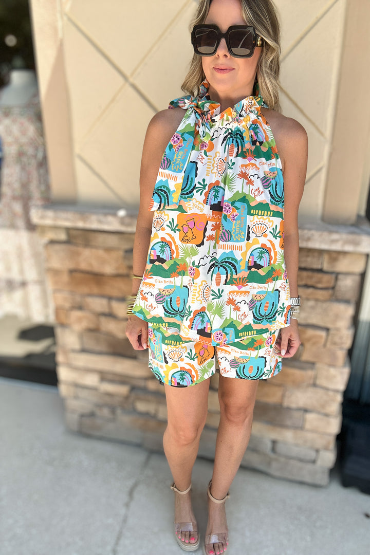 Adrienne: Bridget Tie Top - Ciao Bella