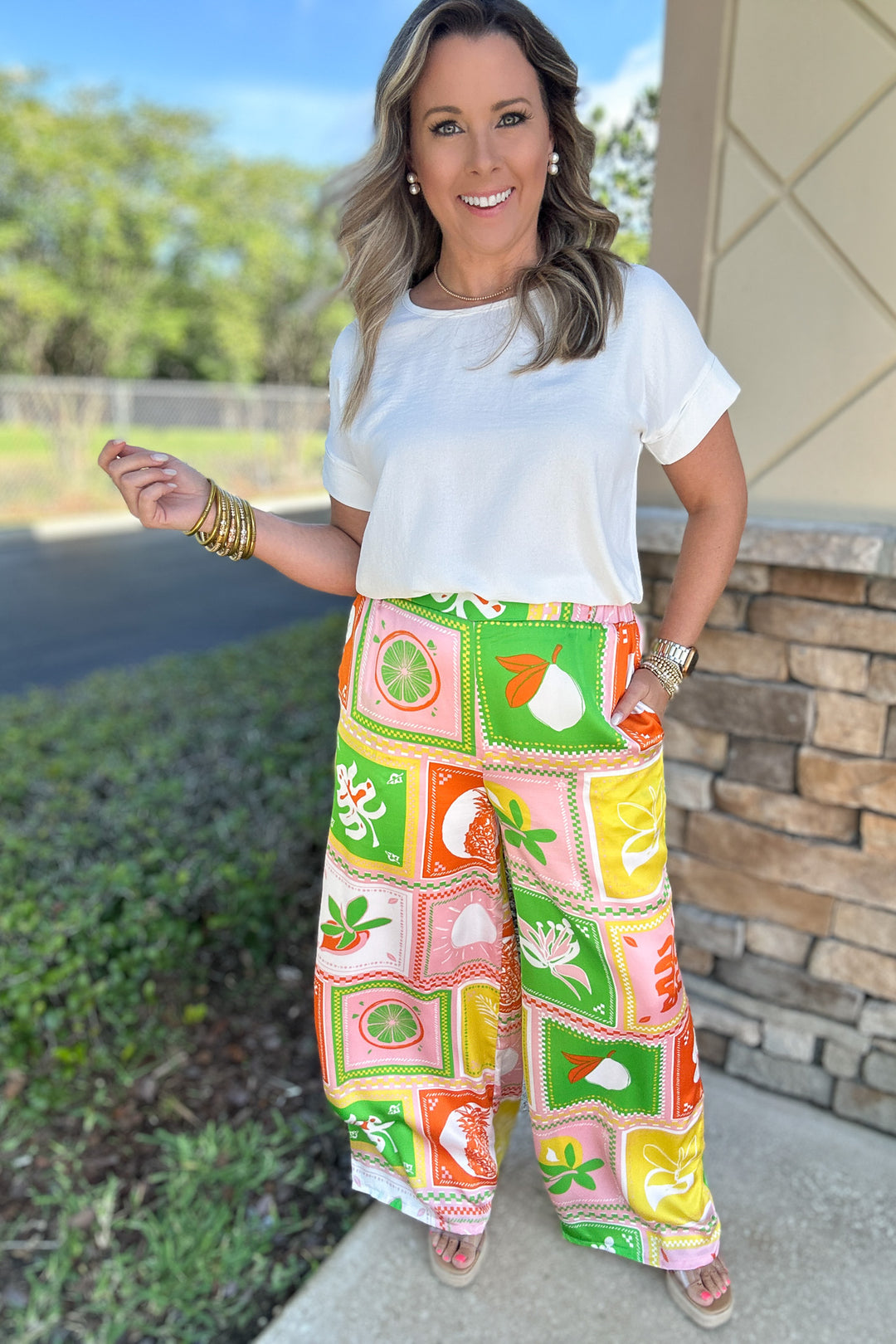 Basic No More Cuffed Sleeve Top - White