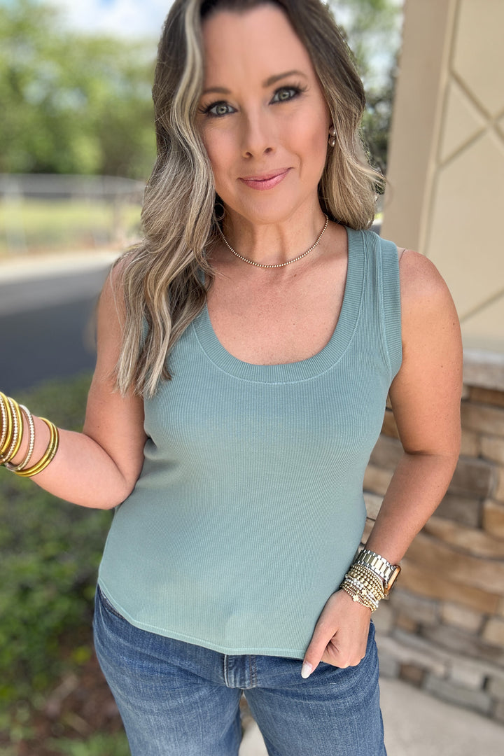 Z Supply: Sirena Rib Tank - Sea Pine